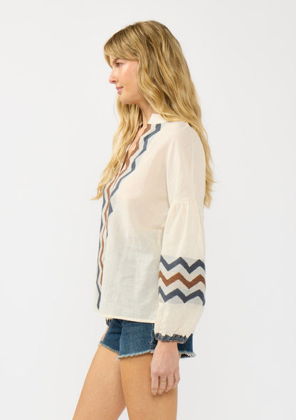 Aluna Jacquard Blouse