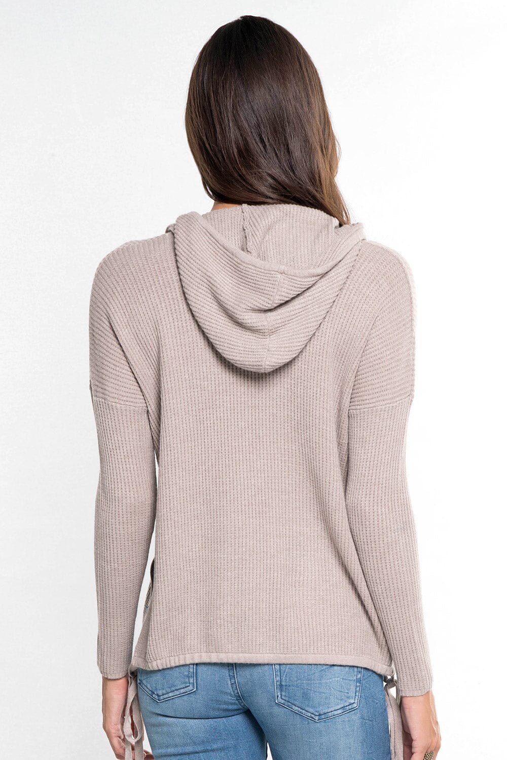 Chloe Waffle Knit Hoodie