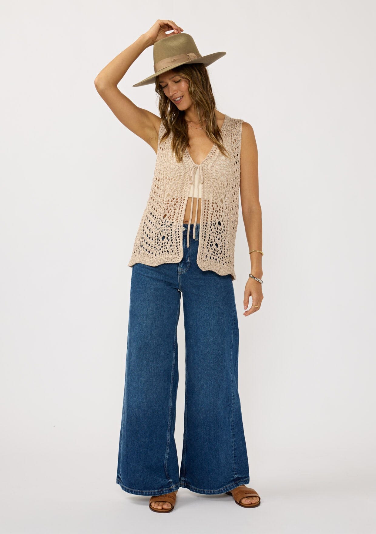 Kinley Crochet Vest