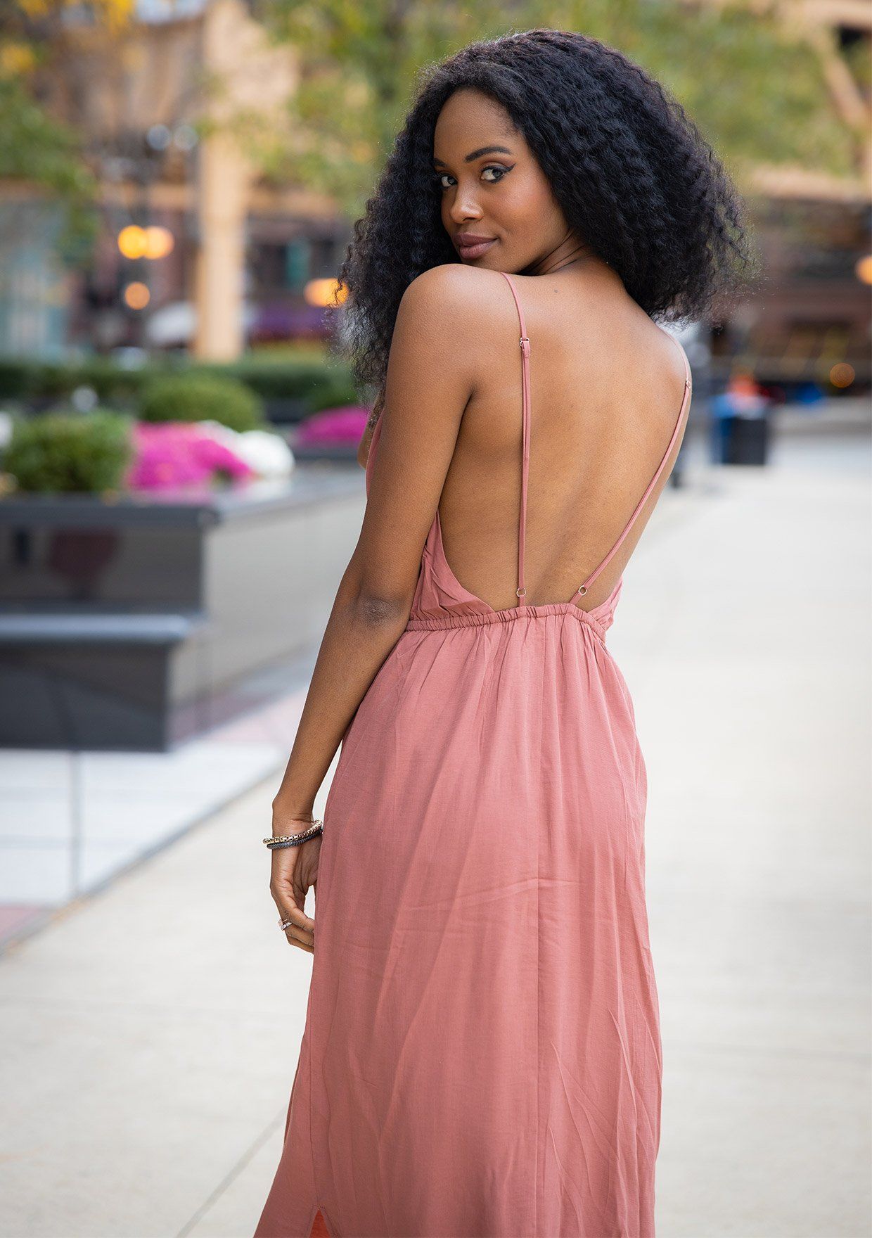 Dream A Little Dream Backless Maxi Dress