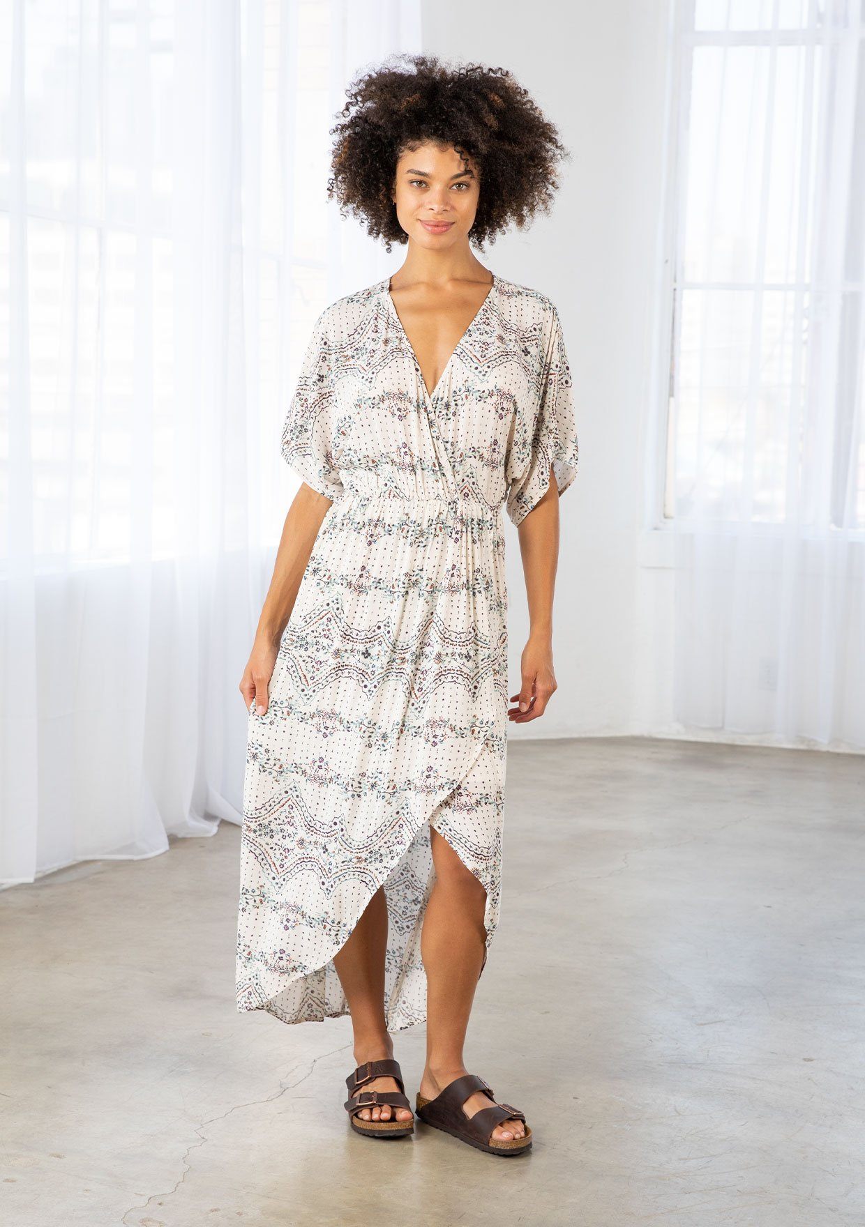 Acacia Floral Midi Dress
