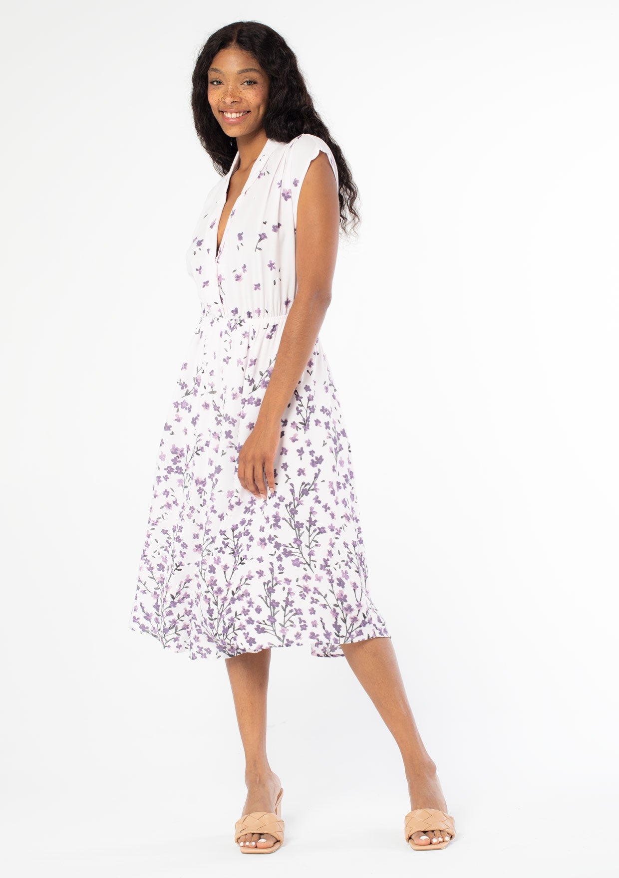 Pretty Posy Midi Dress