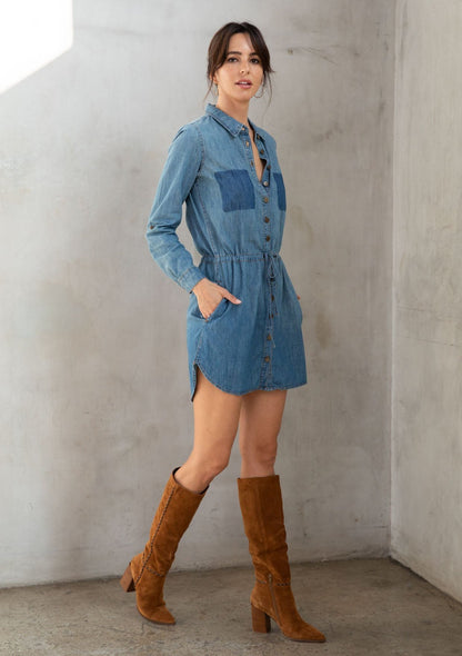 Lorrie Cotton Shirt Dress