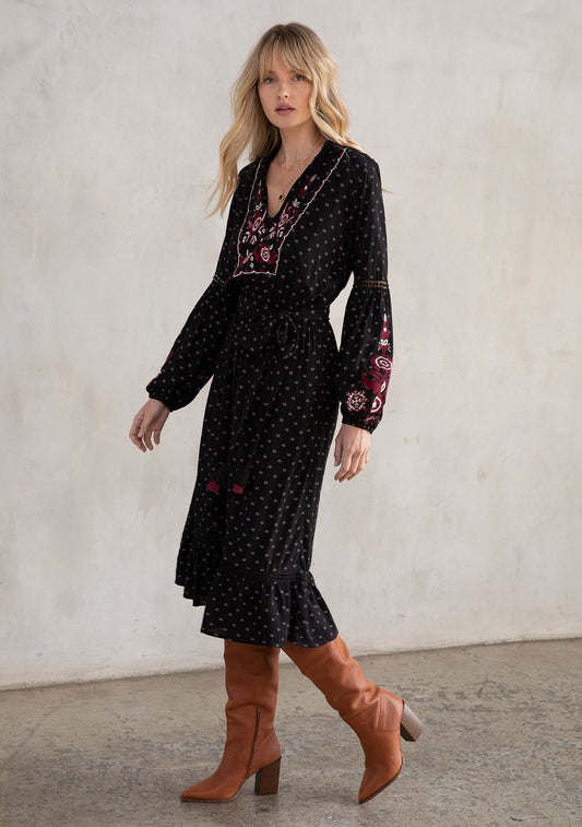 Keita Embroidered Dress