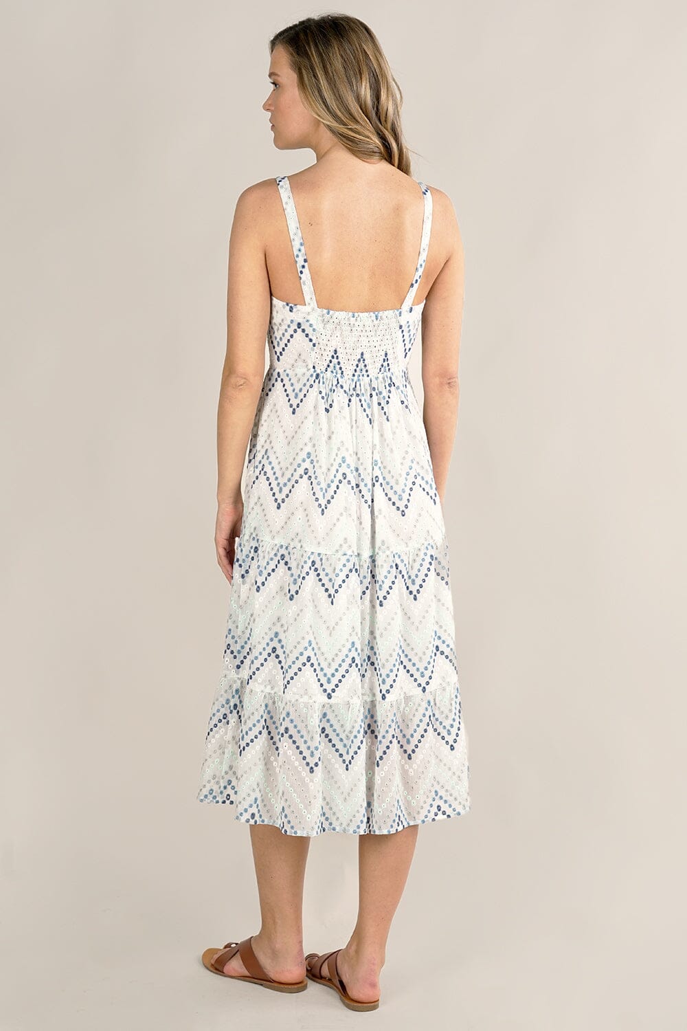 Farrah Chevron Striped Dress