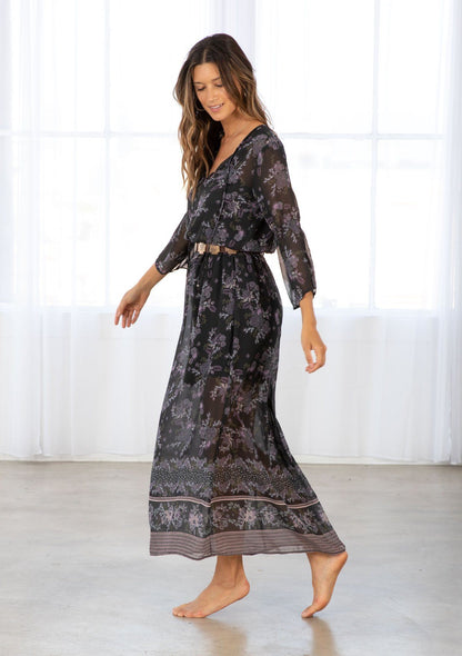 Poetry In Motion Floral Maxi Dress