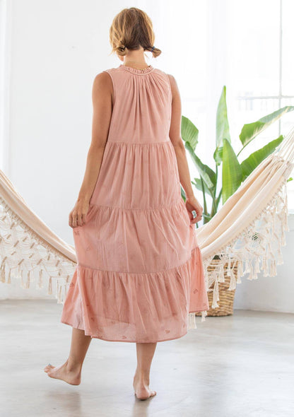 Strawberry Wine Maxi Dress