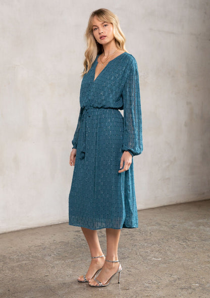 Disco Magic Chiffon Maxi Dress