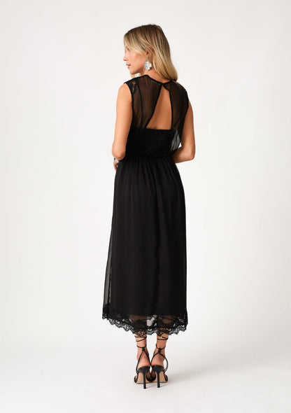 Raven Lace Midi Dress