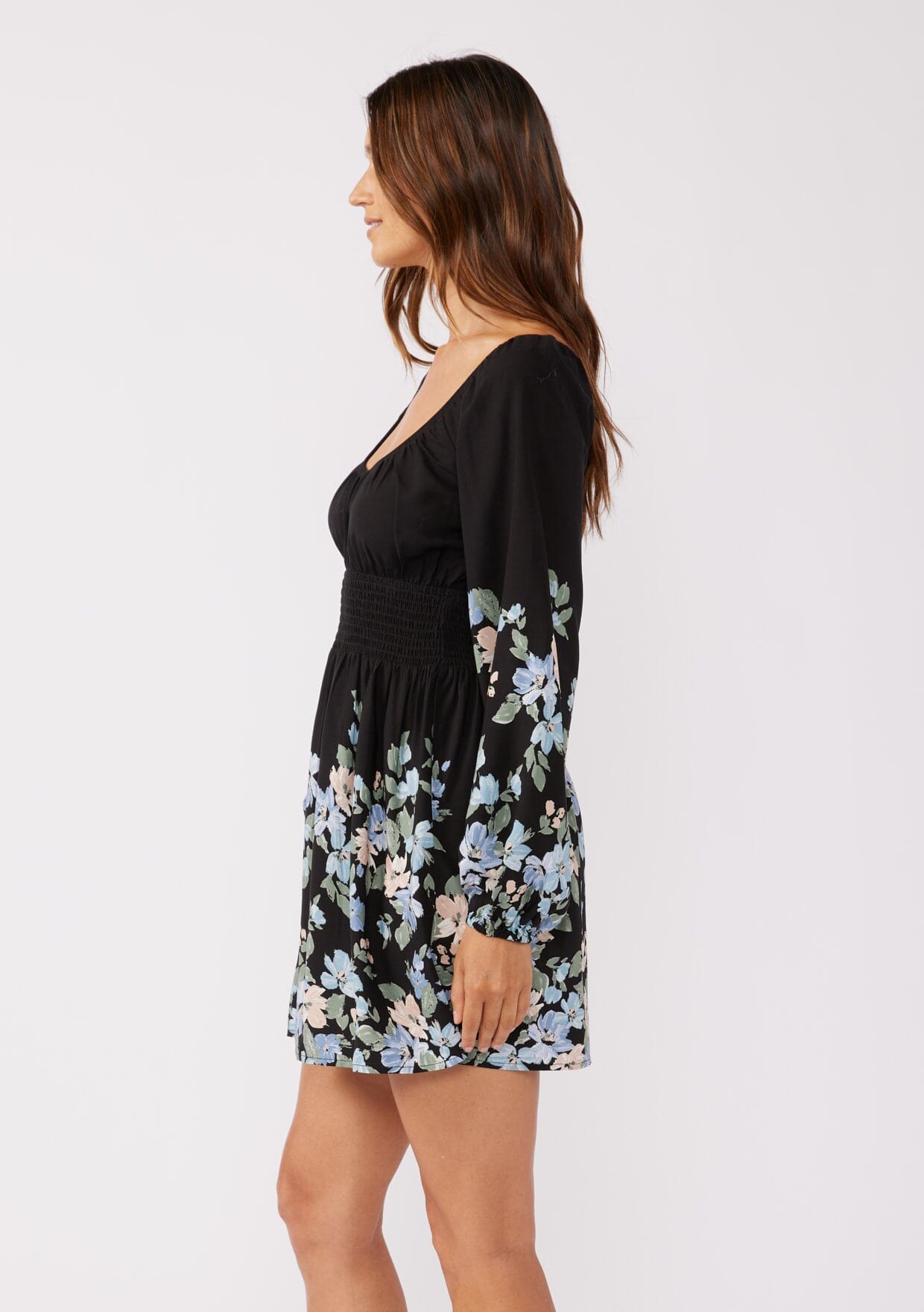 Yours Truly Floral Mini Dress
