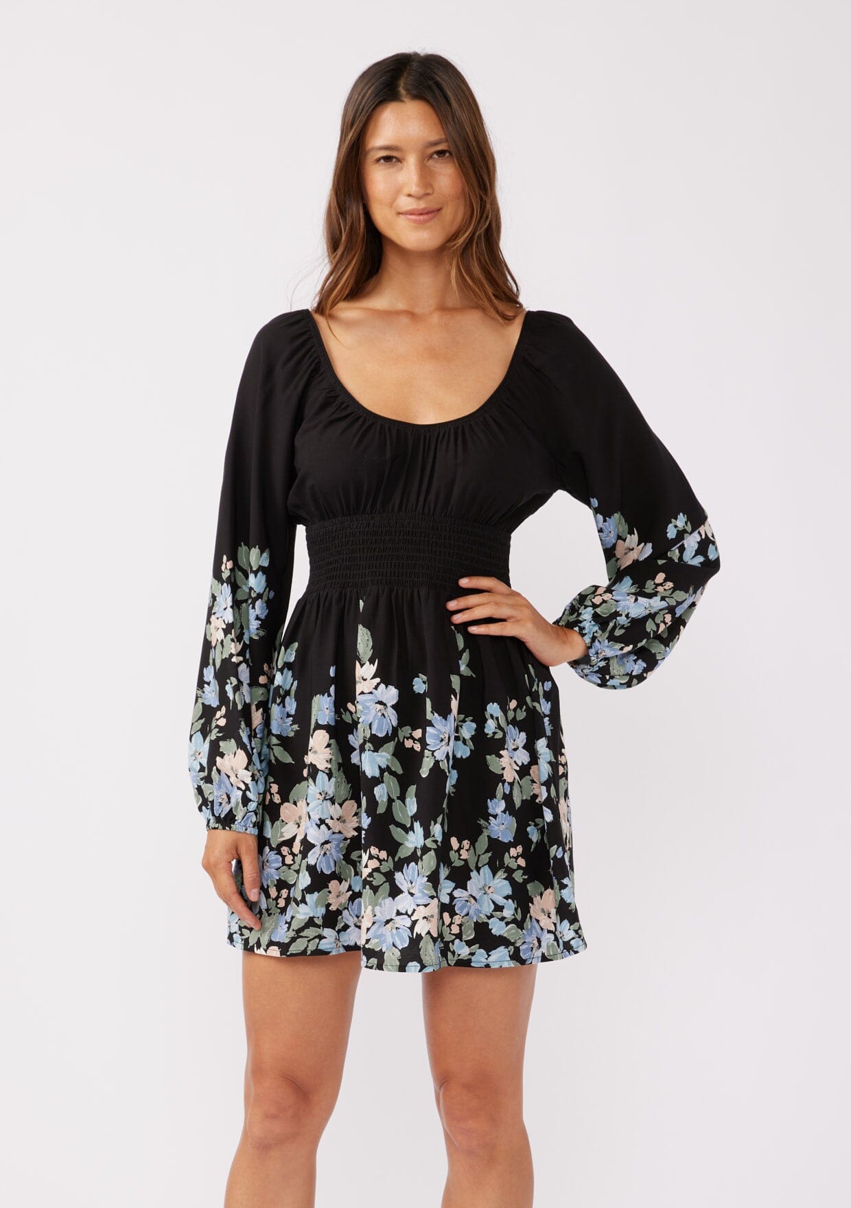 Yours Truly Floral Mini Dress