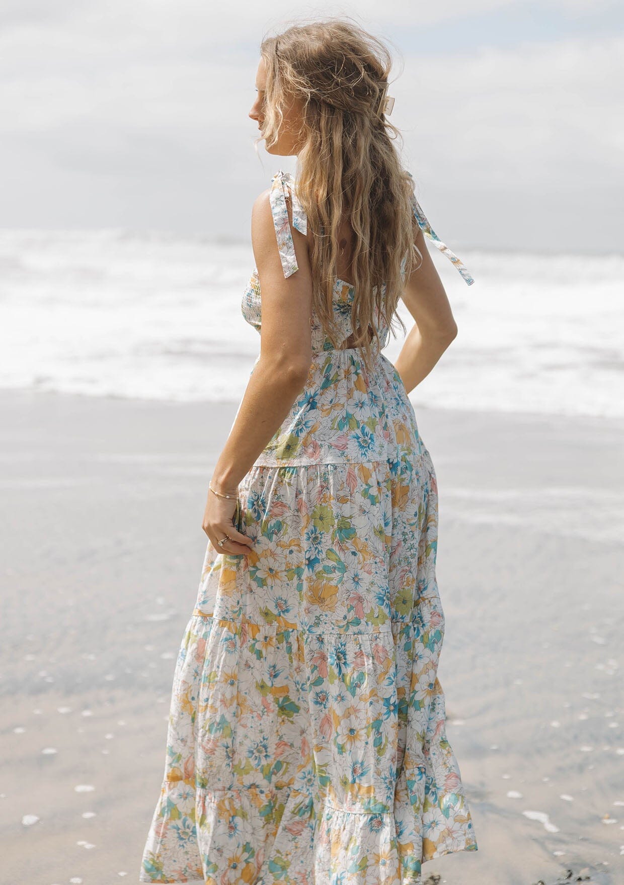 Morning Meadow Smocked Maxi Dress