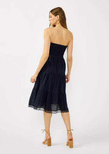 Mabel Eyelet Midi Dress