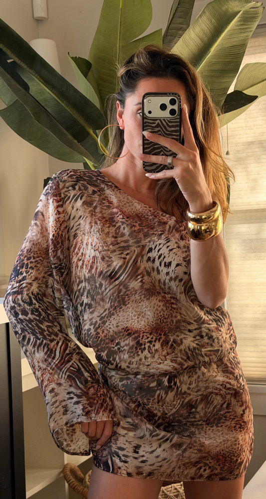 Kiki Animal Mini Dress