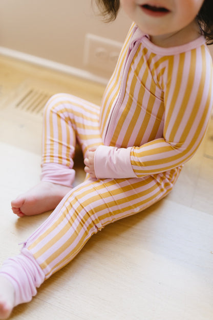 Summertime Stripes Baby Convertible Romper