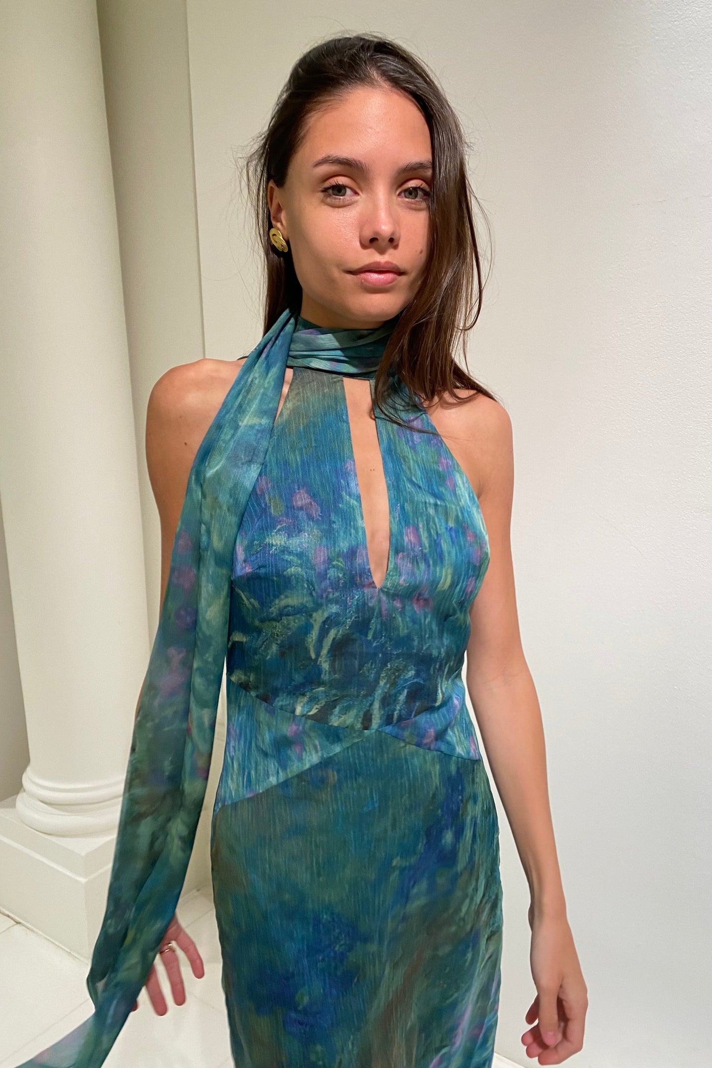 Monet Dress — Irises