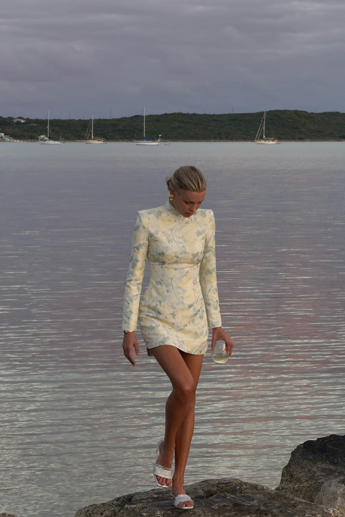 Sterling Dress — Sage Floral