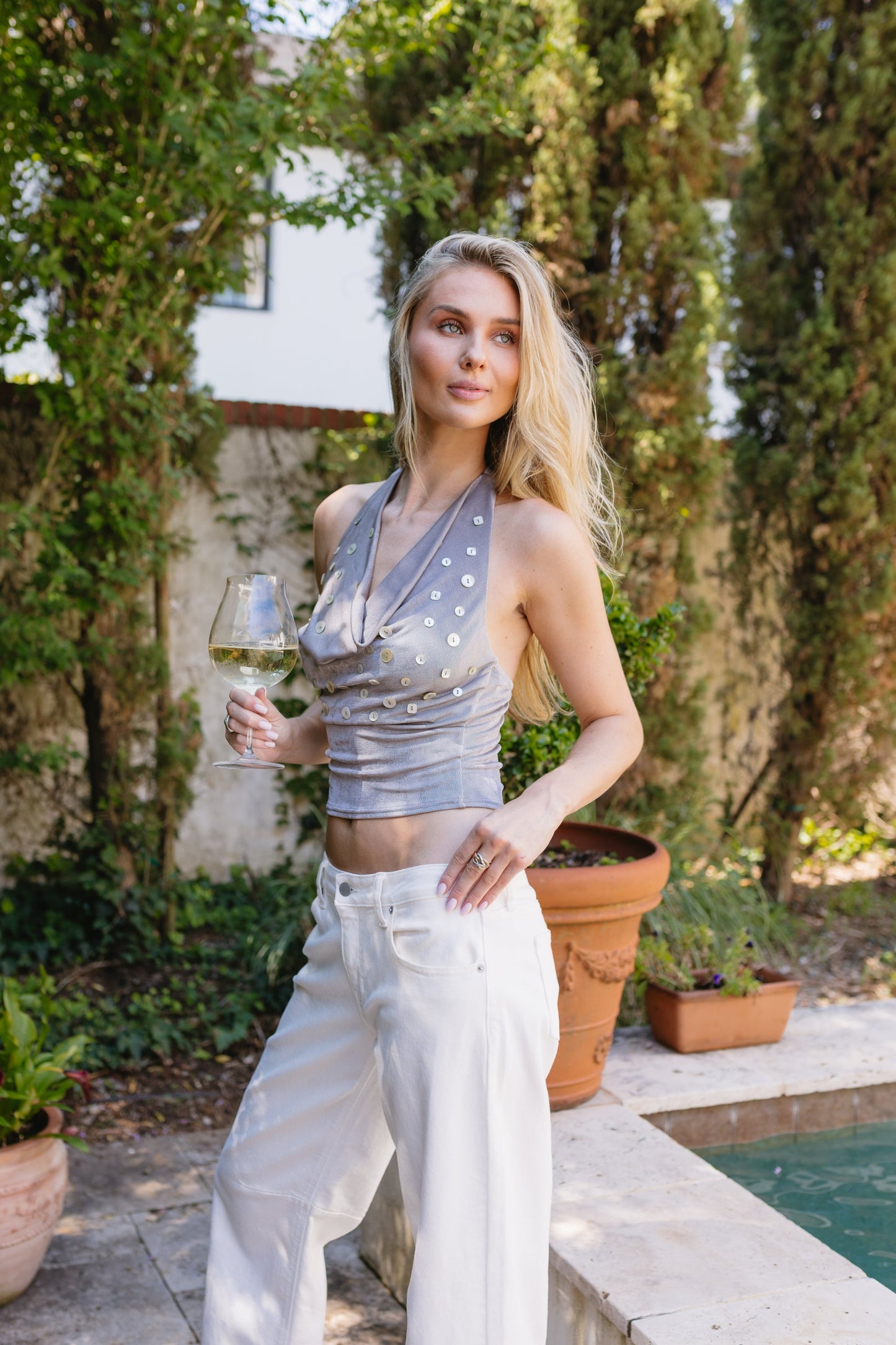 Cute As A Button Top