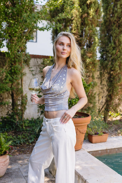 Cute As A Button Top