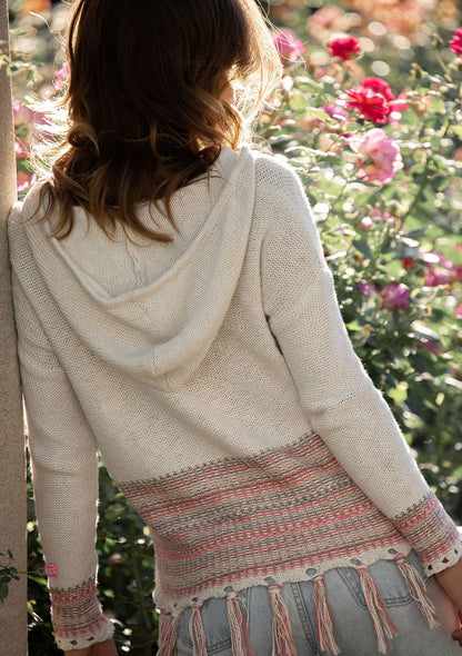 Boho Beach Fringe Sweater