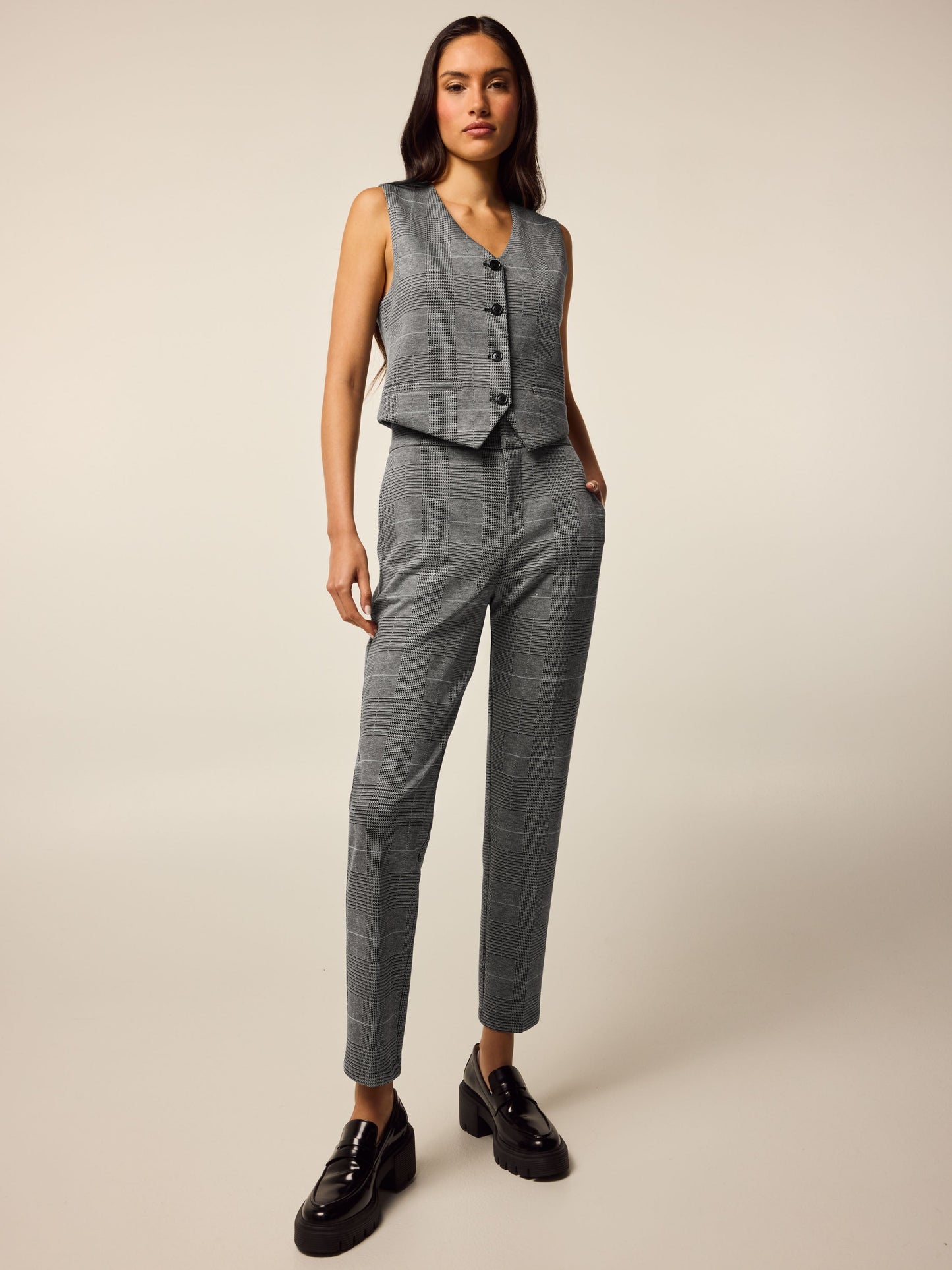 Glen Plaid Vest