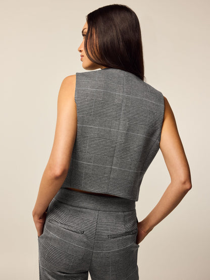 Glen Plaid Vest