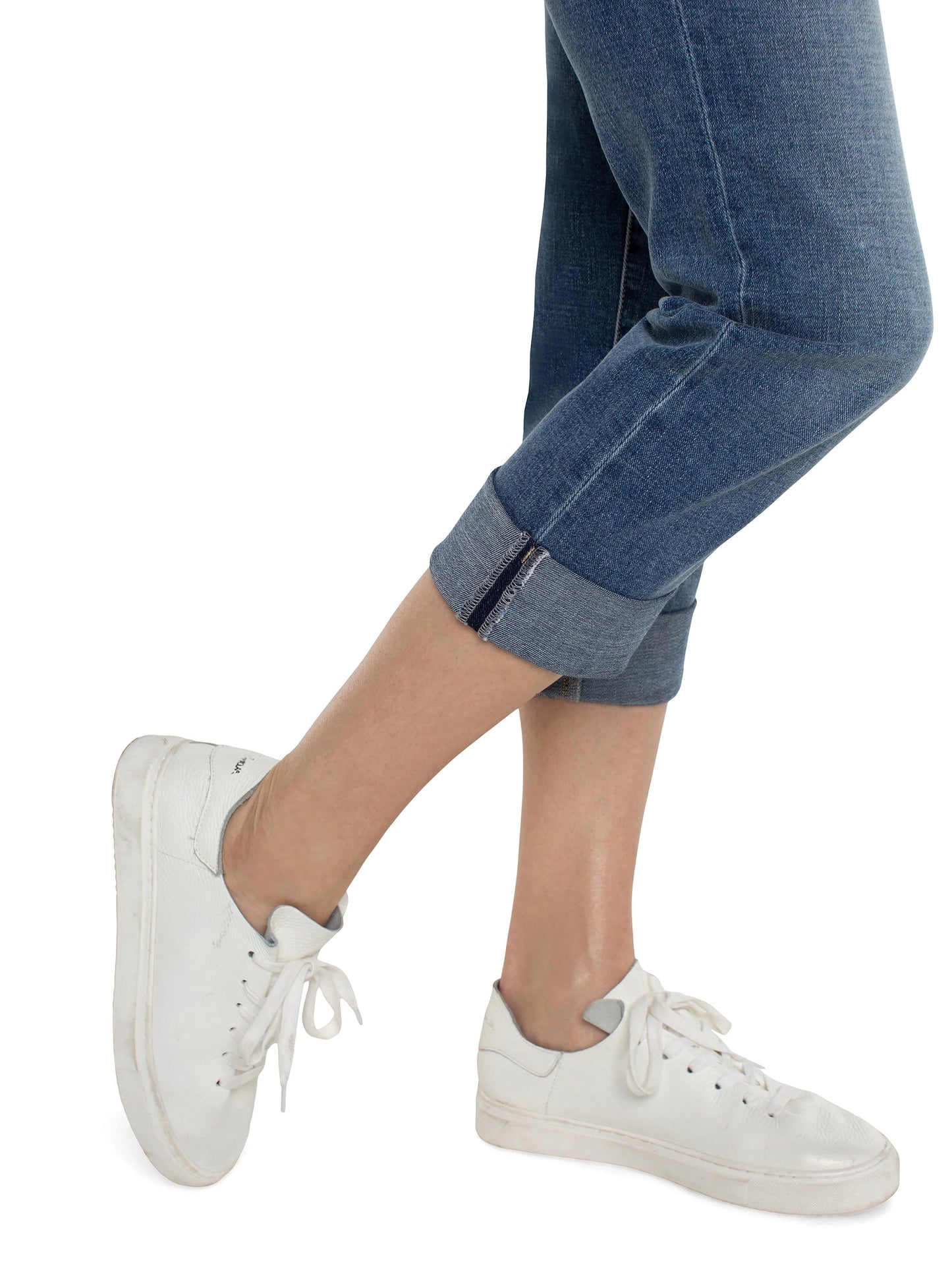 Liverpool Charlie Crop With Rolled Hem