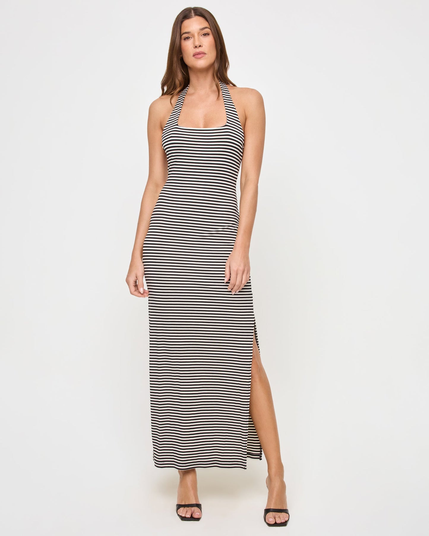London Dress - See Both Sides Stripe