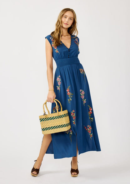 Darcey Embroidered Maxi Dress