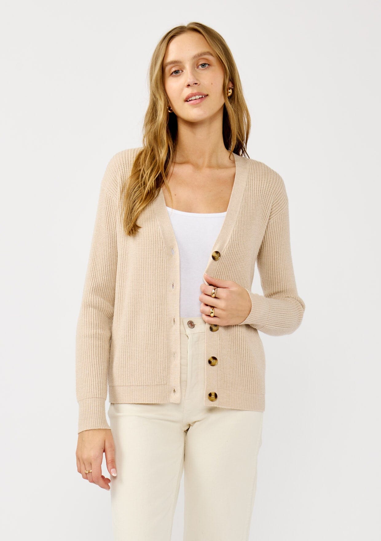 Always Cozy Waffle Knit Cardigan