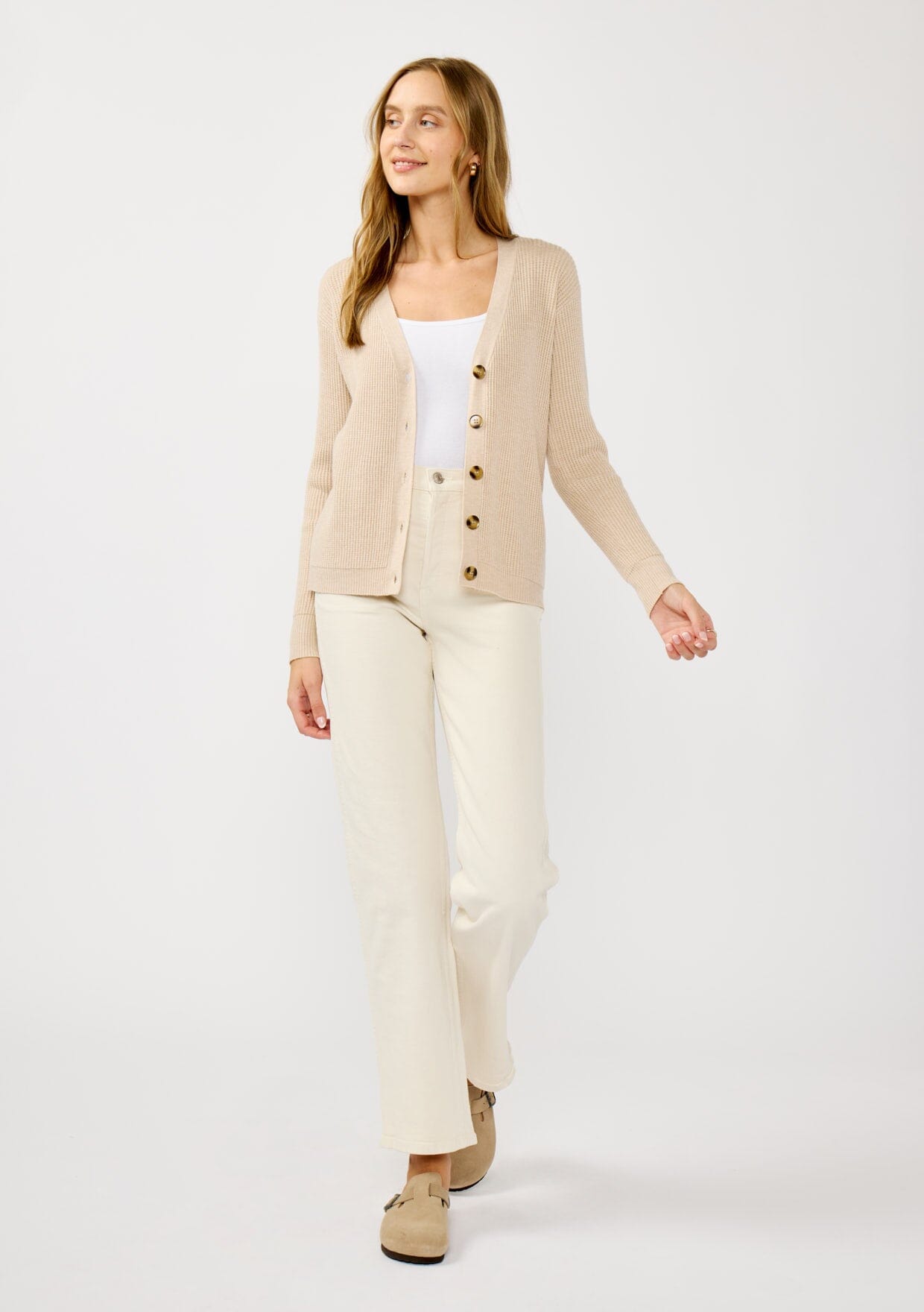 Always Cozy Waffle Knit Cardigan