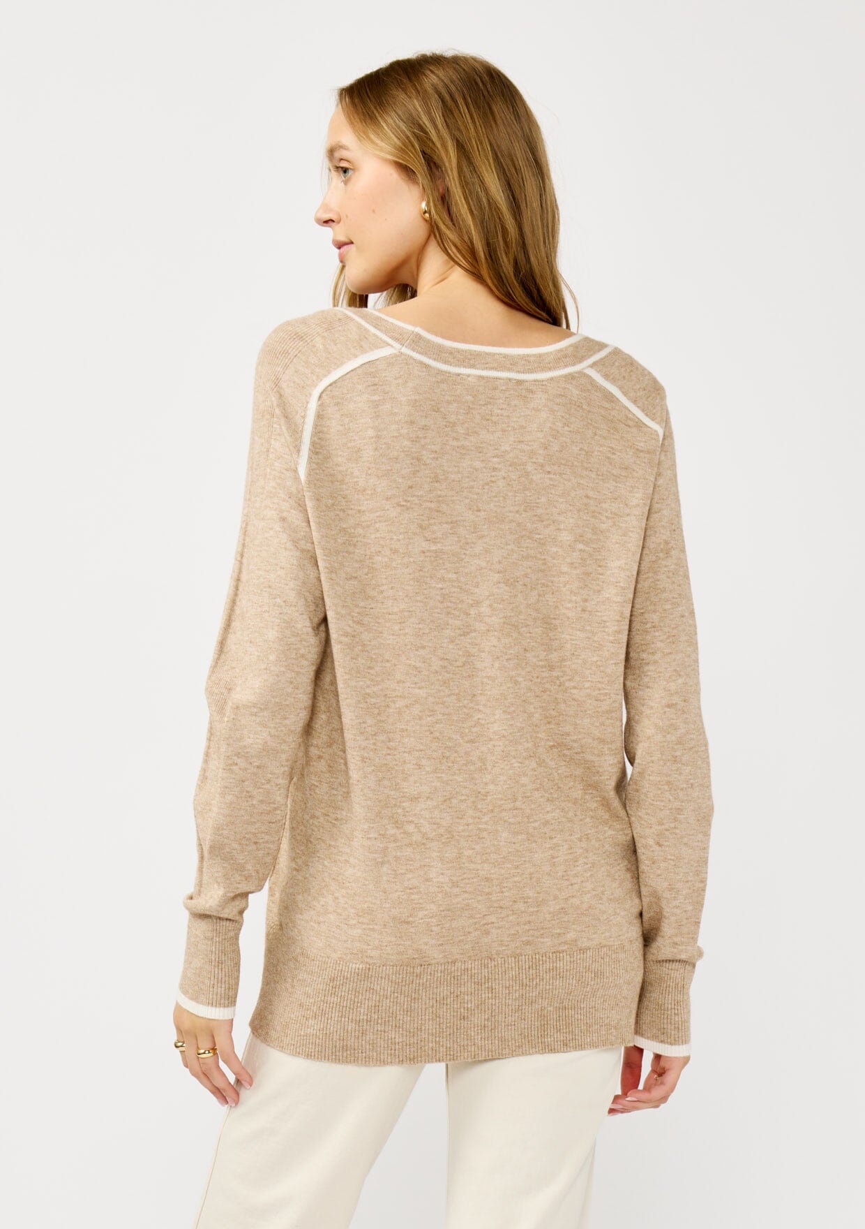 Melly Border Striped Cardigan