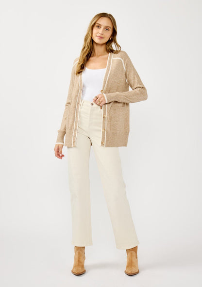 Melly Border Striped Cardigan
