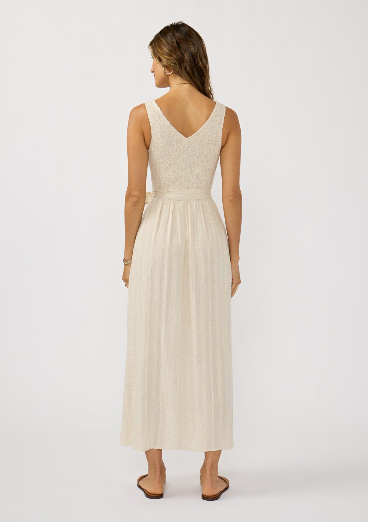 Keira Smocked Midi Dress