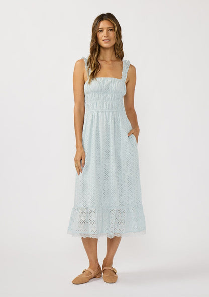 Lauren Eyelet Midi Dress