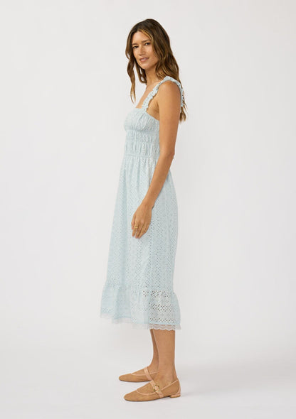 Lauren Eyelet Midi Dress