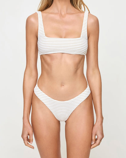 Rocky Bikini Bottom - Lurex Stripe