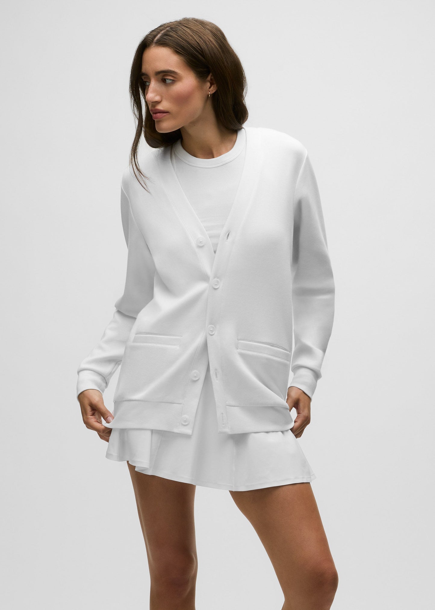 Ojai Button-Down Cardigan Sweatshirt