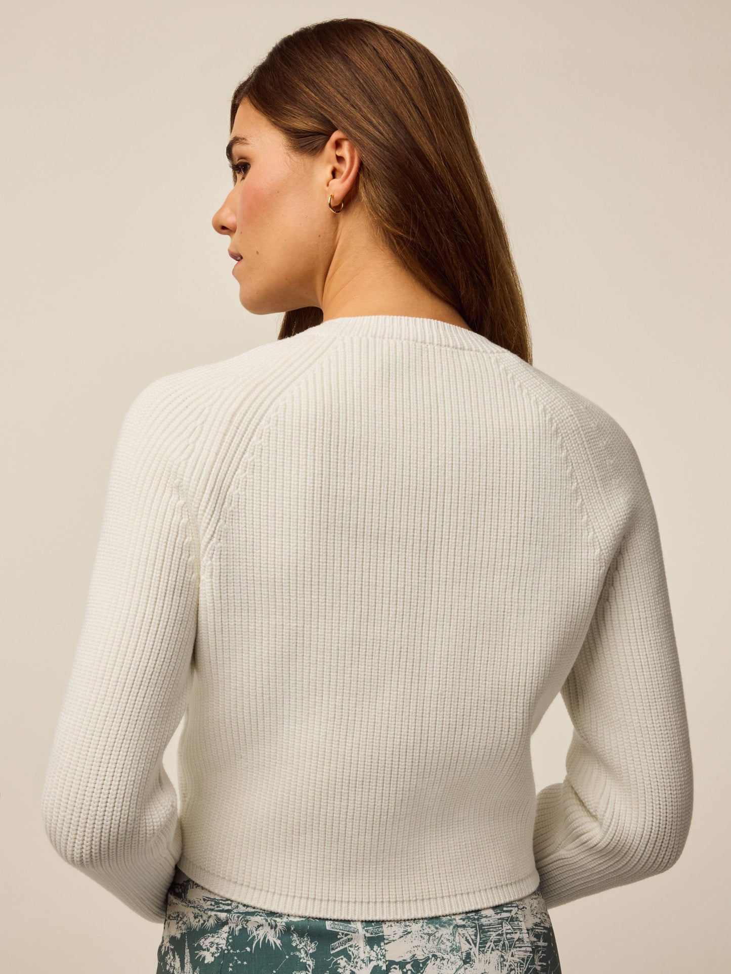 Athena Cropped Crewneck Sweater