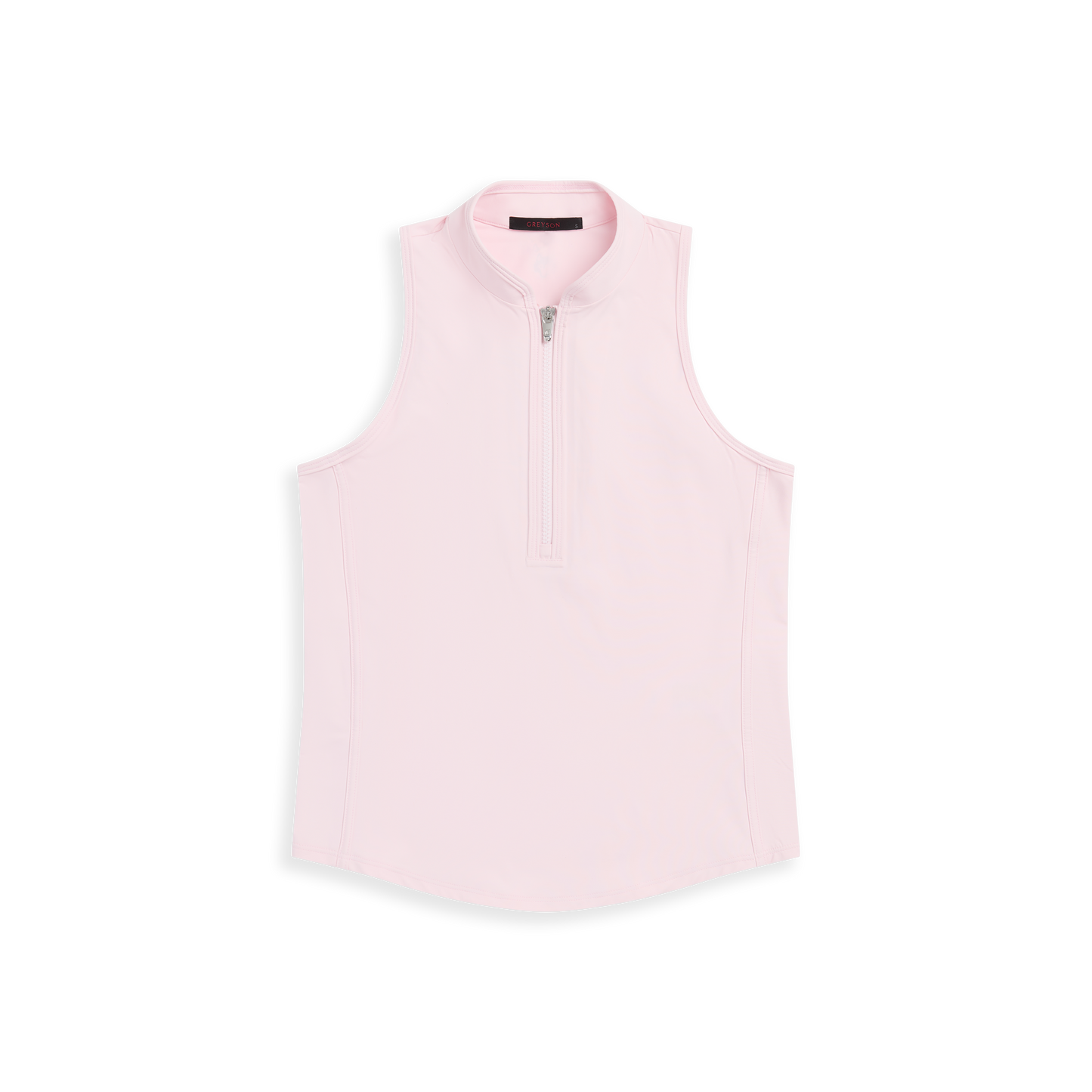 Sleeveless Vesta Mock Neck Top