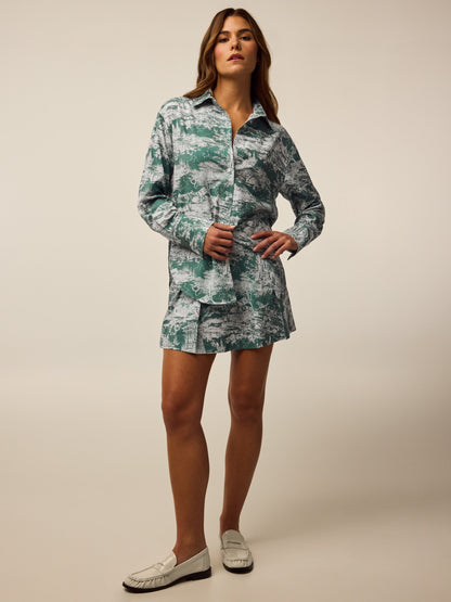 Huntress Toile Ashe Button-Down