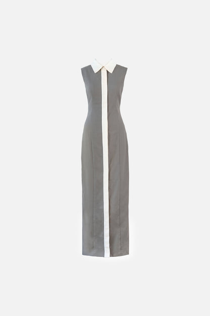 Lexi Linen Dress — Slate