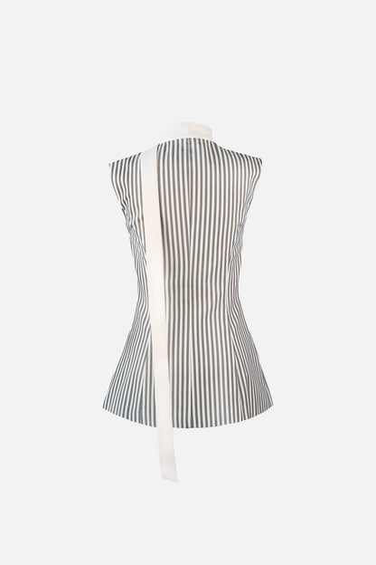 Lila Linen Scarf Top
