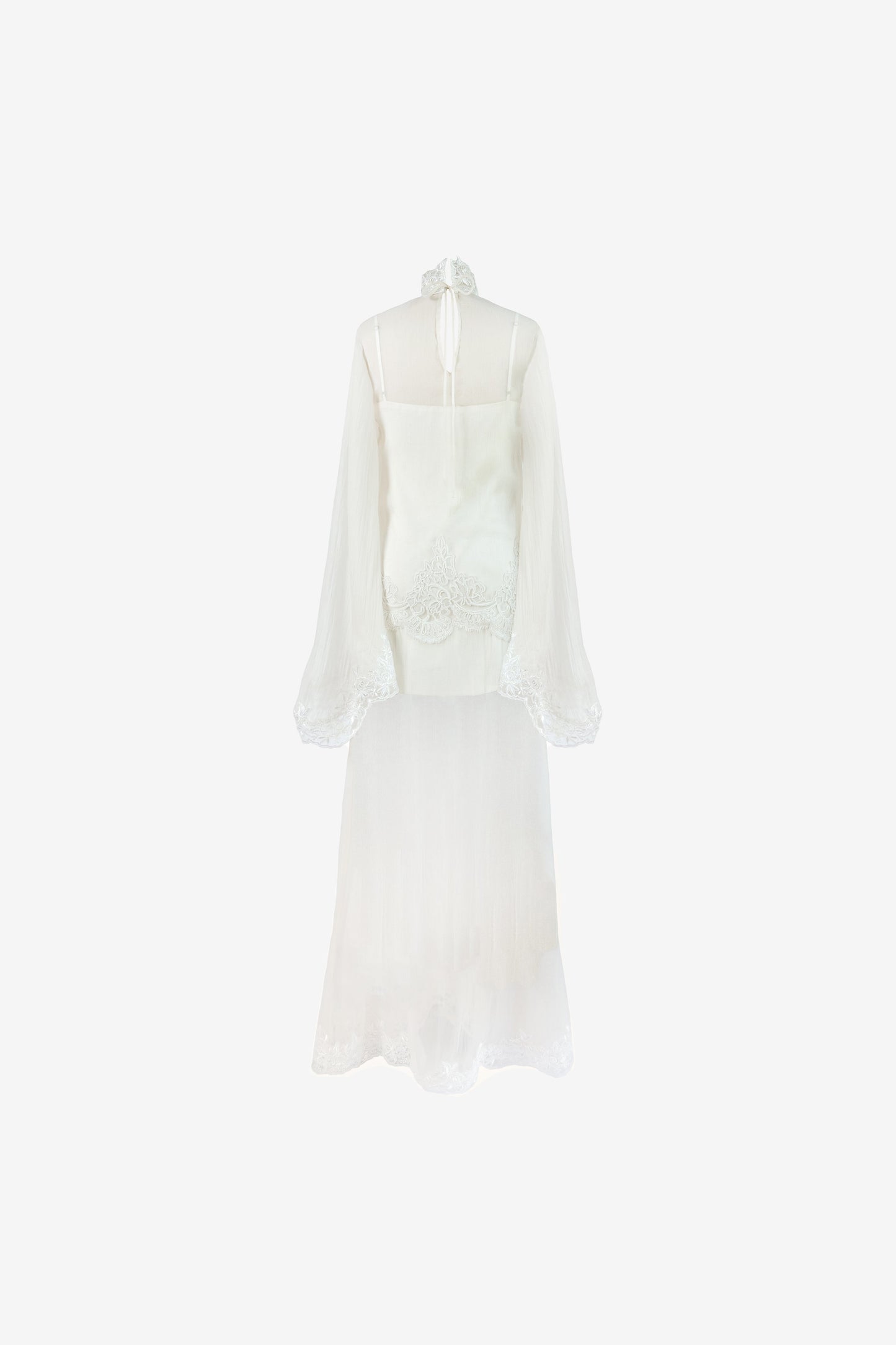 Liz Organza Dress — Ivory