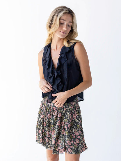 My Favorite Sleeveless Cotton Top - Black