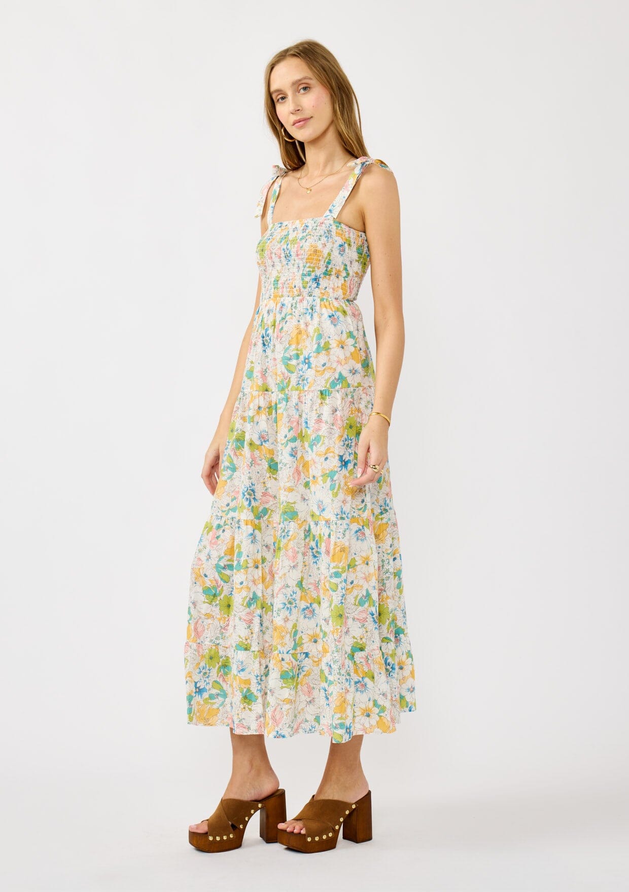 Morning Meadow Smocked Maxi Dress