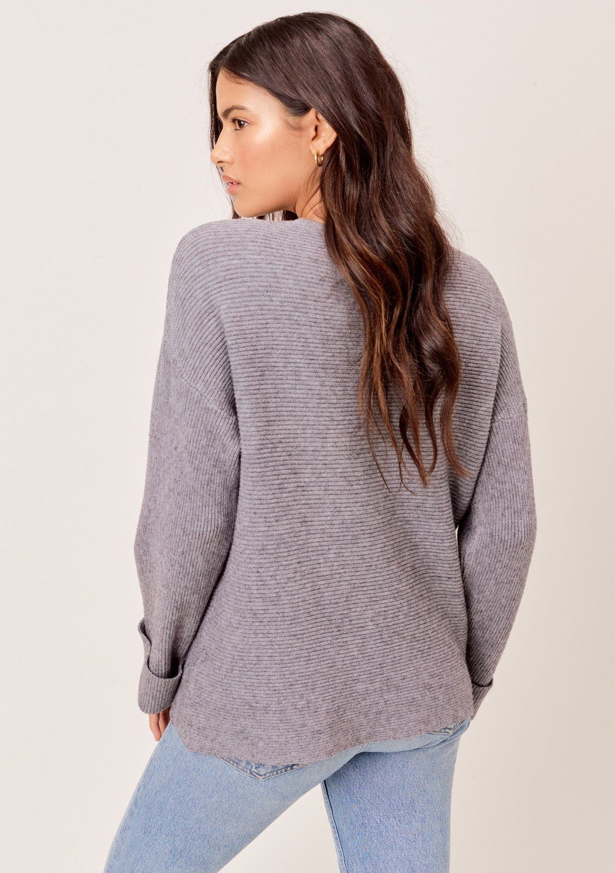 Amaris Slouchy Ribbed Sweater