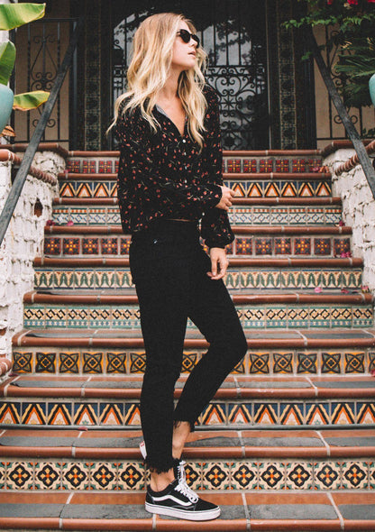 Kenzie Tulip Printed Top
