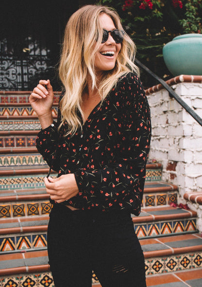 Kenzie Tulip Printed Top