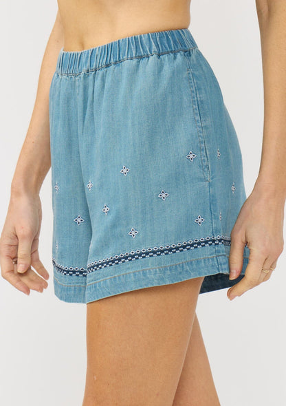 Terra Embroidered Short